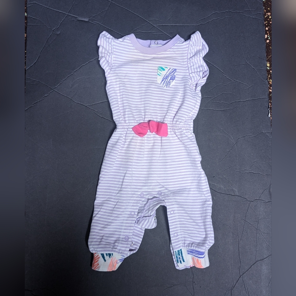 Stripped Purple Ropper, buttons between the legs